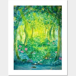 Enchanted woods Posters and Art